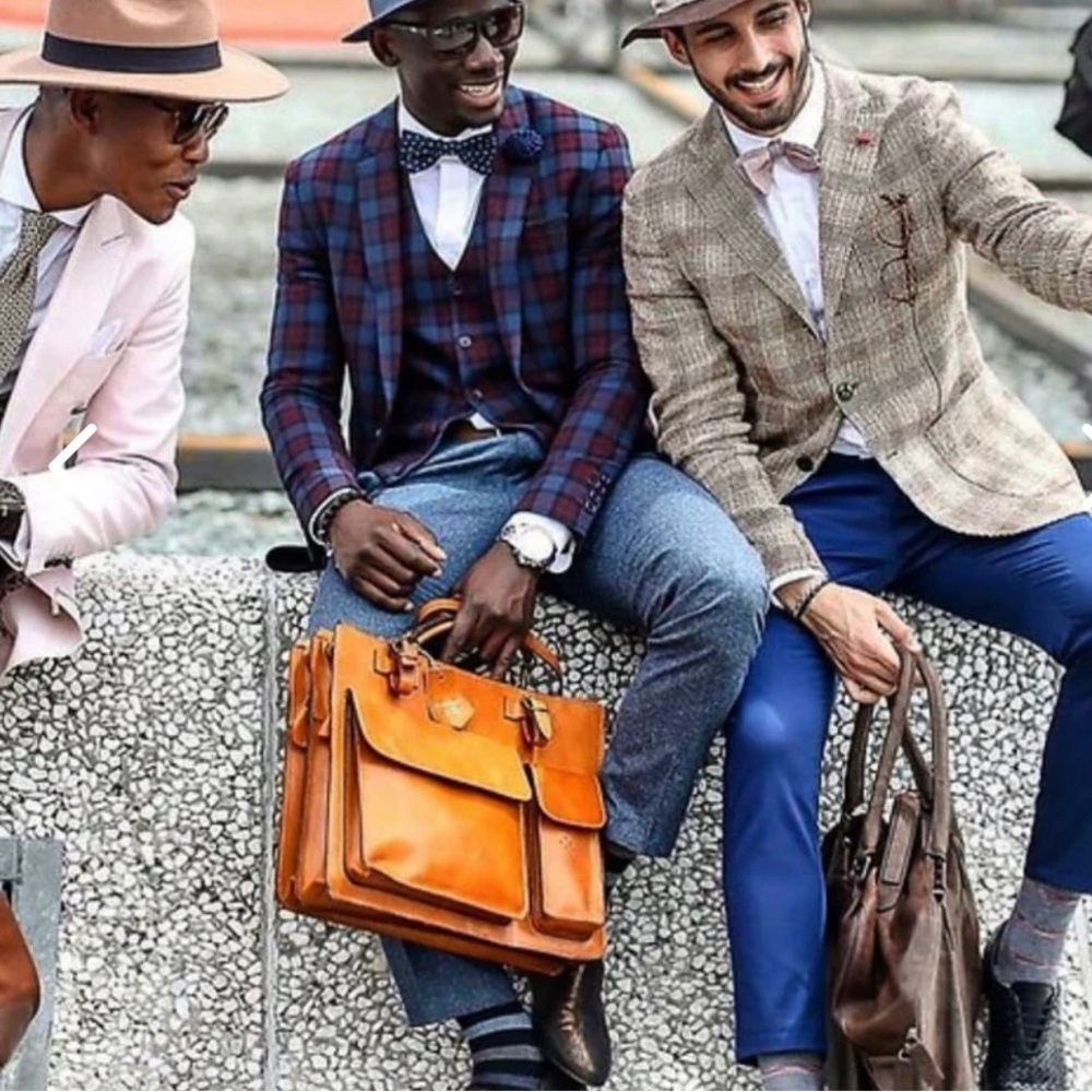 Presaman New York Leather Briefcase